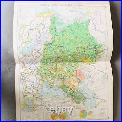 Antique 1928 Chambers Of Commerce Atlas. Early Edition Rare Geography Book