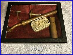 Antique And Very Rare Morgan & Wright Tire Repair Display Kit. Early 1890's