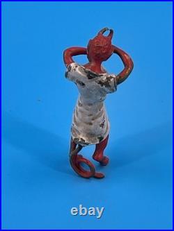 Antique Austrian Cold Painted Bronze Naughty Devil Early 1900s Extremely Rare