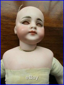 Antique Beautiful Closed Mouth Very Rare Early Simon Halbig 719 Doll 28cm