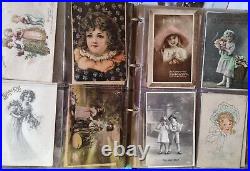 Antique Birthday Postcards (200 in binder) From Early 1900's 20s 30s Very Rare