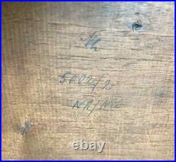 Antique Black Forest Jewelry Box with Mountain Sheep Signed Beautiful Rare Find