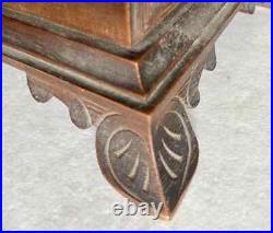 Antique Black Forest Jewelry Box with Mountain Sheep Signed Beautiful Rare Find