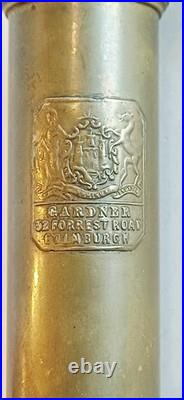 Antique Brass J Gardner Syringe c1870 RARE early Scottish medical 32 Forrest