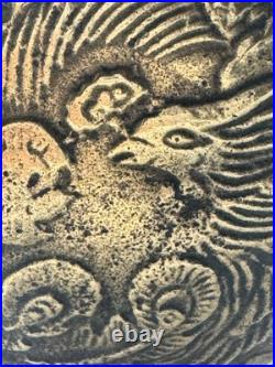 Antique Bronze Bottle Ornament Chinese Late 18th Early 19th Century Dragon RARE