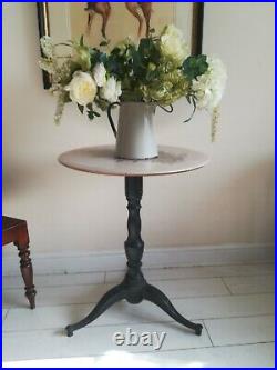 Antique Cast Iron Table Early Victorian Rare Floral top Hall Window Garden Pub Antique Cast Iron Table Early Victorian Rare Floral top Hall Window Garden Pub