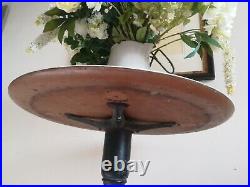 Antique Cast Iron Table Early Victorian Rare Floral top Hall Window Garden Pub Antique Cast Iron Table Early Victorian Rare Floral top Hall Window Garden Pub