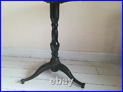 Antique Cast Iron Table Early Victorian Rare Floral top Hall Window Garden Pub Antique Cast Iron Table Early Victorian Rare Floral top Hall Window Garden Pub