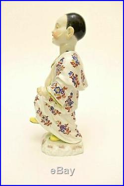 Antique Chinese Boy German Porcelain Nodder from Meissen early XX very rare