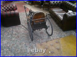 Antique Classic Rare Self Propelled Carriage / Invalid Vehicle / Vintage Bike