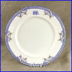 Antique Coalbrookdale Porcelain Dinner Plate Rare Early Coalport John Rose 1805