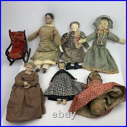 Antique Collectors Doll Rare Reversible Two-Headed Doll, Early 1900's Dolls