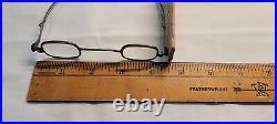 Antique Colonial Style Eyeglasses, Sliding Sides Costume, Rare Early Optical