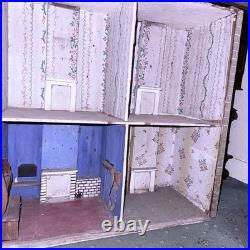 Antique Dolls House. A Rare Early 1800's Box Back Completely Original