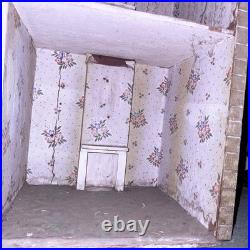 Antique Dolls House. A Rare Early 1800's Box Back Completely Original Antique Dolls House. A Rare Early 1800's Box Back Completely Original