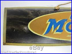 Antique Drink Moxie Sign rare early 1900s tin litho H. D. Beach Coshocton Ohio
