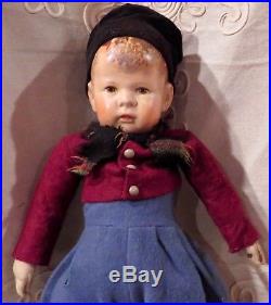Antique EARLY17 Kathe Kruse Extremely Rare ALL Original Doll