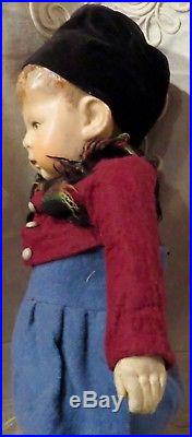 Antique EARLY17 Kathe Kruse Extremely Rare ALL Original Doll