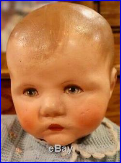 Antique EARLY18 Kathe Kruse Extremely Rare Du Mein Cloth Head Doll