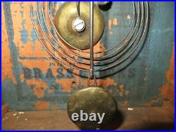 Antique E. N. Welch Early Rare 8 day Steeple Clock Time and Strike, Key-wind