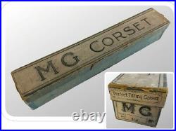 Antique Early 1900s CORSET BOX MME GUILLOT Corset Maker Rare Original