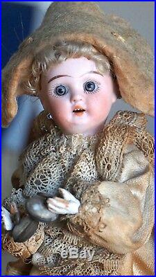 Antique Early 1900s German Bisque Doll by Schoenau & Hoffmeister on Candy Box