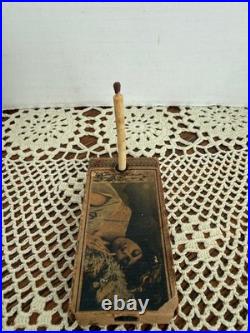 Antique Early 1900s Rare French Wax Bordello Match Candles With Timer
