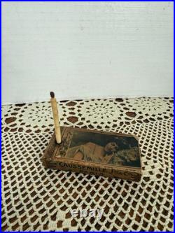 Antique Early 1900s Rare French Wax Bordello Match Candles With Timer