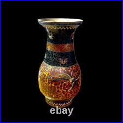 Antique Early Meiji Japanese Cloisonne Large Vase Attributed to Namikawa Rare