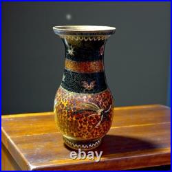 Antique Early Meiji Japanese Cloisonne Large Vase Attributed to Namikawa Rare