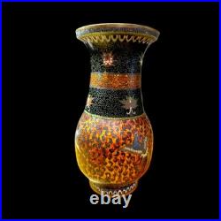 Antique Early Meiji Japanese Cloisonne Large Vase Attributed to Namikawa Rare