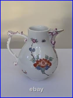 Antique Early Meissen Kakiemon Jug Rare Chrysanthemum Pattern c1740 Tau handle