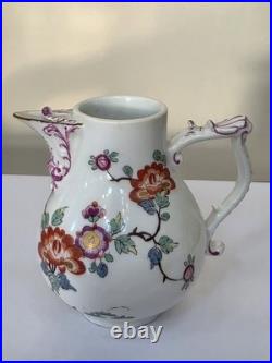 Antique Early Meissen Kakiemon Jug Rare Chrysanthemum Pattern c1740 Tau handle
