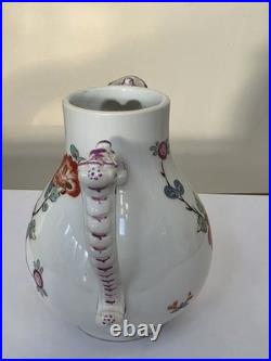 Antique Early Meissen Kakiemon Jug Rare Chrysanthemum Pattern c1740 Tau handle
