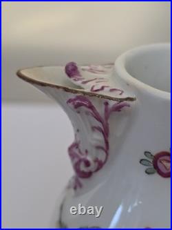 Antique Early Meissen Kakiemon Jug Rare Chrysanthemum Pattern c1740 Tau handle