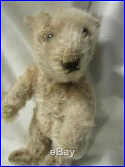 Antique Early Mohair Teddy Bear Vintage Rare 6 Miniature Sm Stargazer Steiff