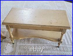 Antique Early Rare 6 Piece German Doll Size Wooden Kitchen Set With Provenance