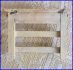 Antique Early Rare 6 Piece German Doll Size Wooden Kitchen Set With Provenance