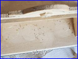 Antique Early Rare 6 Piece German Doll Size Wooden Kitchen Set With Provenance