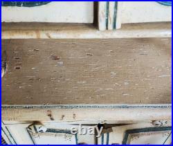 Antique Early Rare 6 Piece German Doll Size Wooden Kitchen Set With Provenance