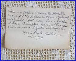 Antique Early Rare 6 Piece German Doll Size Wooden Kitchen Set With Provenance