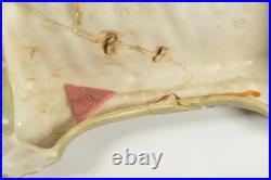 Antique Early Royal Dux Figural Candlestic with Antique Staple Repair RARE