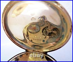 Antique Edwardian 1919 Swiss Lever, Rare Early Crown Silver Pocket Watch