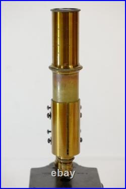 Antique Ernst Leitz Stand V Microscope 1873 Early Rare Wetzlar SN1557 Original