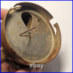 Antique Folgers Coffee Embossed Glass Dispenser Early Rare