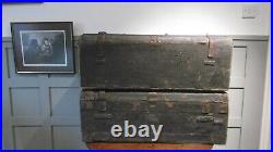Antique French 1st World War Lt. Colonel Jouinot luggage trunks very rare