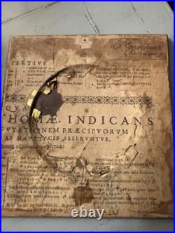 Antique French Oil on Copper Miniature Figural Scene Early 1800s Framed Rare Art