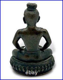 Antique GANDHARA BUDDHA Statute 6.5 Bronze Siddhartha Early Enlightenment Rare