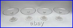 Antique Glass Tazzas Rare Set Of 4 Early Victorian Or Late Georgian Hand Blown Antique Glass Tazzas Rare Set Of 4 Early Victorian Or Late Georgian Hand Blown