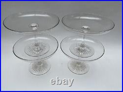 Antique Glass Tazzas Rare Set Of 4 Early Victorian Or Late Georgian Hand Blown Antique Glass Tazzas Rare Set Of 4 Early Victorian Or Late Georgian Hand Blown